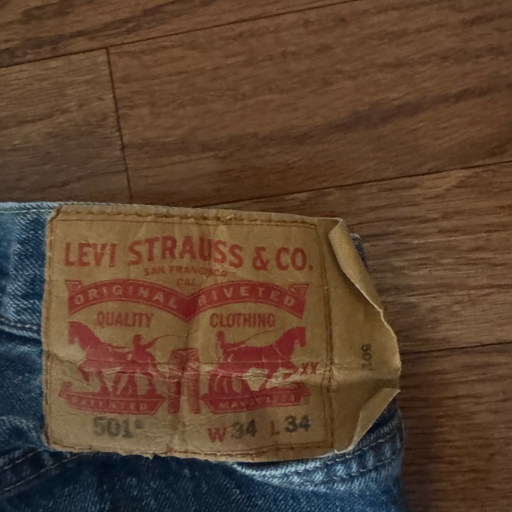 Levi's Blue Straight Jeans Classic Style